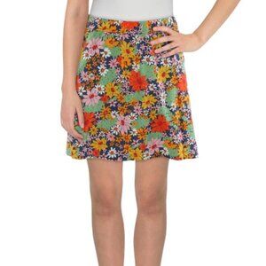 Toad & Co. Floral Crusher Skort - Navy - Size Large - Brand New with Tags